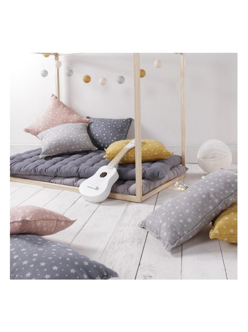 Lot de 2 Coussins décoration coton imprimé étoiles STELLA Bleu - Kiabi