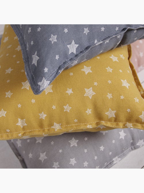 Lot de 2 Coussins décoration coton imprimé étoiles STELLA - Kiabi