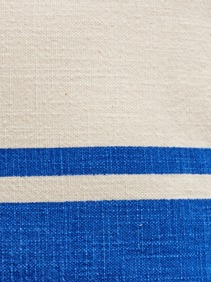 Lot de 2 coussins déhoussables bicolores SUMMER Bleu - Kiabi