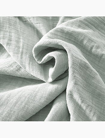 Lot de 2 coussins – Gaze de coton -Déhoussables zip – Passepoil