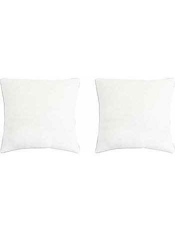 Lot de 2 coussins rectangulaires en fibres de bambou 30x50 cm - vidaxl