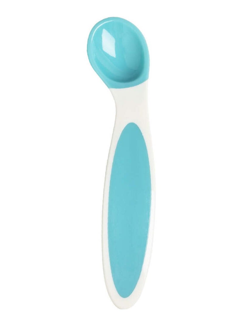 Lot de 2 couverts bébé ergonomiques 4 mois Bleu - Kiabi
