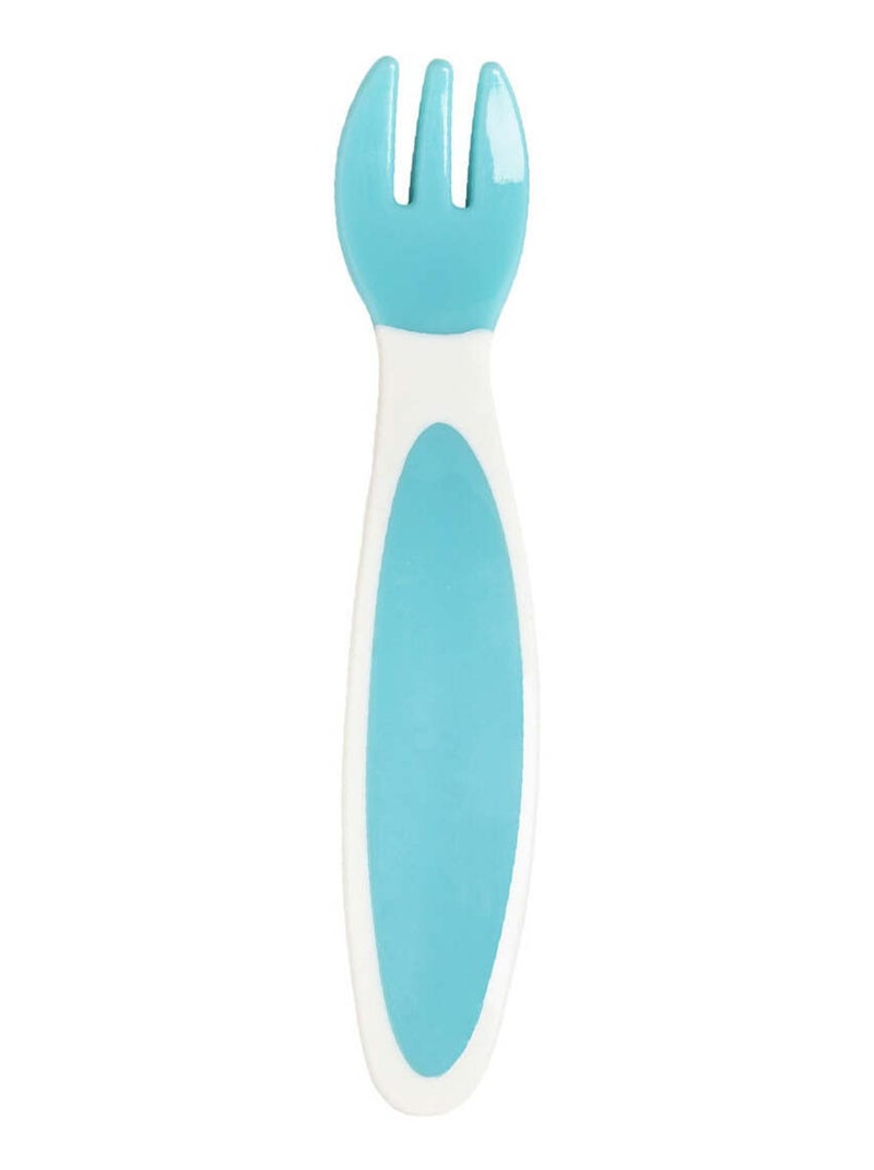 Lot de 2 couverts bébé ergonomiques 4 mois Bleu - Kiabi