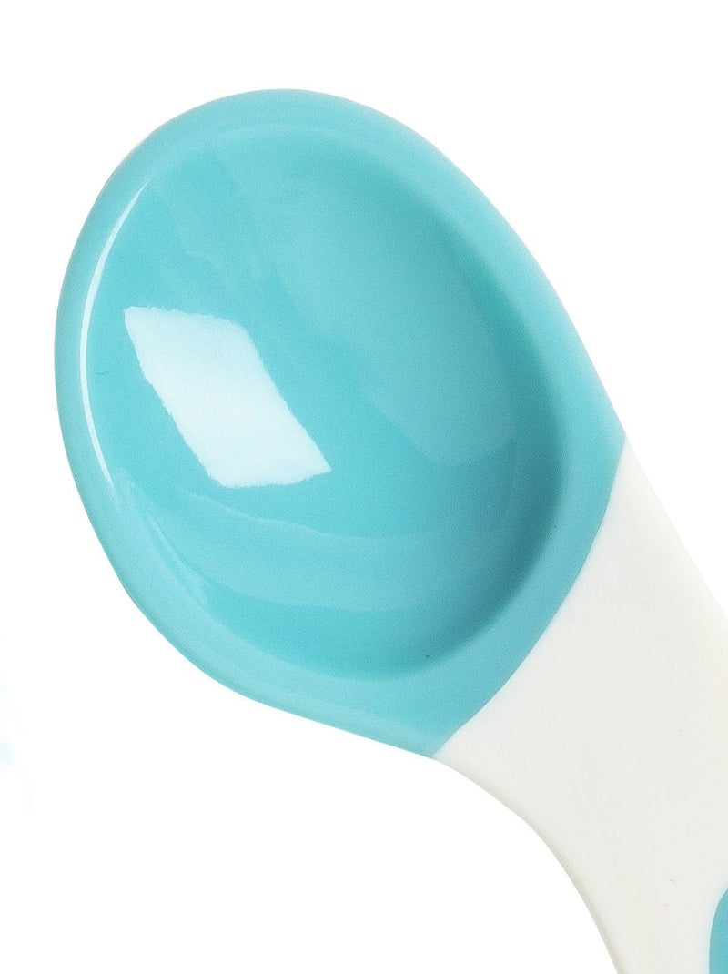 Lot de 2 couverts bébé ergonomiques 4 mois Bleu - Kiabi