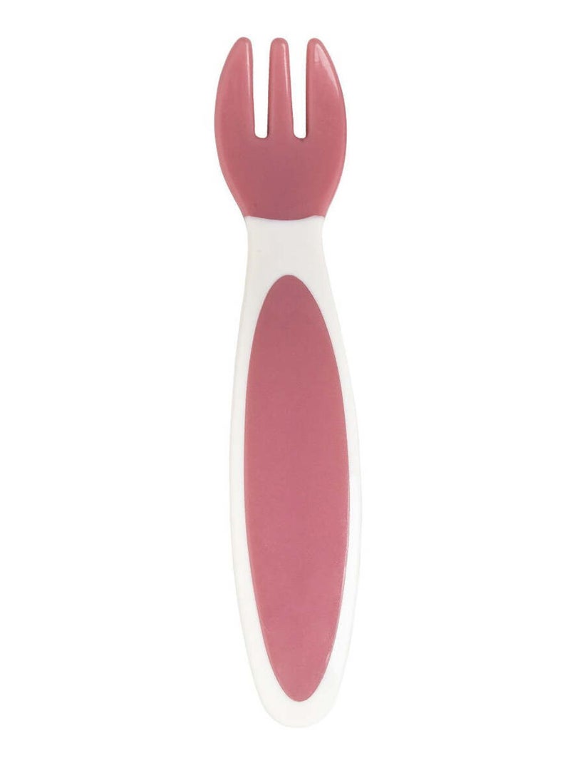 Lot de 2 couverts bébé ergonomiques 4 mois Rose - Kiabi