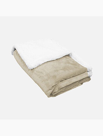 Lot de 2 couvertures, plaids polaires pour bébé en flanelle et sherpa ultra doux - Monsieur Bébé