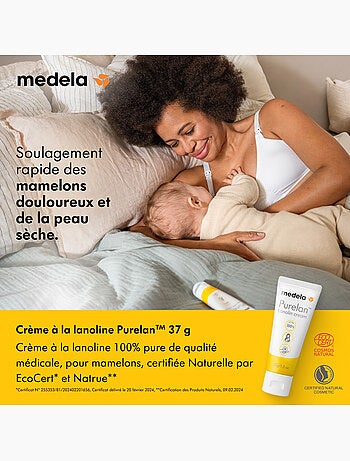 Lot de 2 Crème d'allaitement à la lanoline PureLan™ 37g - Soulage et hydrate