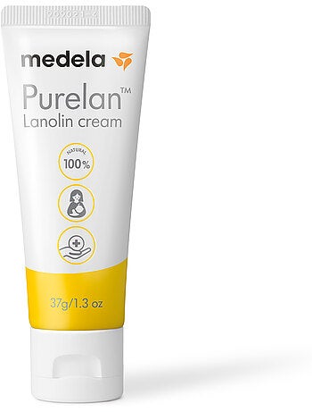 Lot de 2 crèmes d’allaitement à la lanoline purelan™ medela - crèmes protectrices et apaisantes pour
