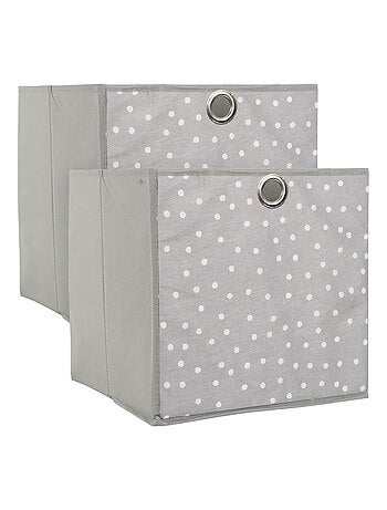Lot de 2 cubes de rangement enfant