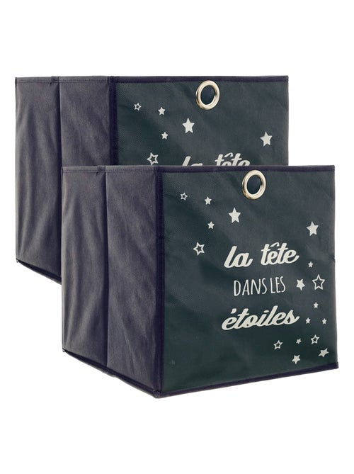 Lot de 2 cubes de rangement enfant - Kiabi