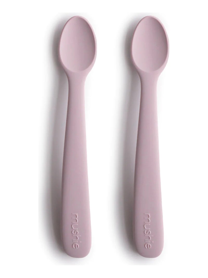 Lot de 2 cuillères en silicone Soft Lilac Rose - Kiabi