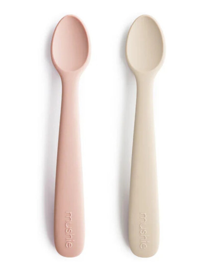 Lot de 2 cuillères silicone Beige/Rose - Kiabi