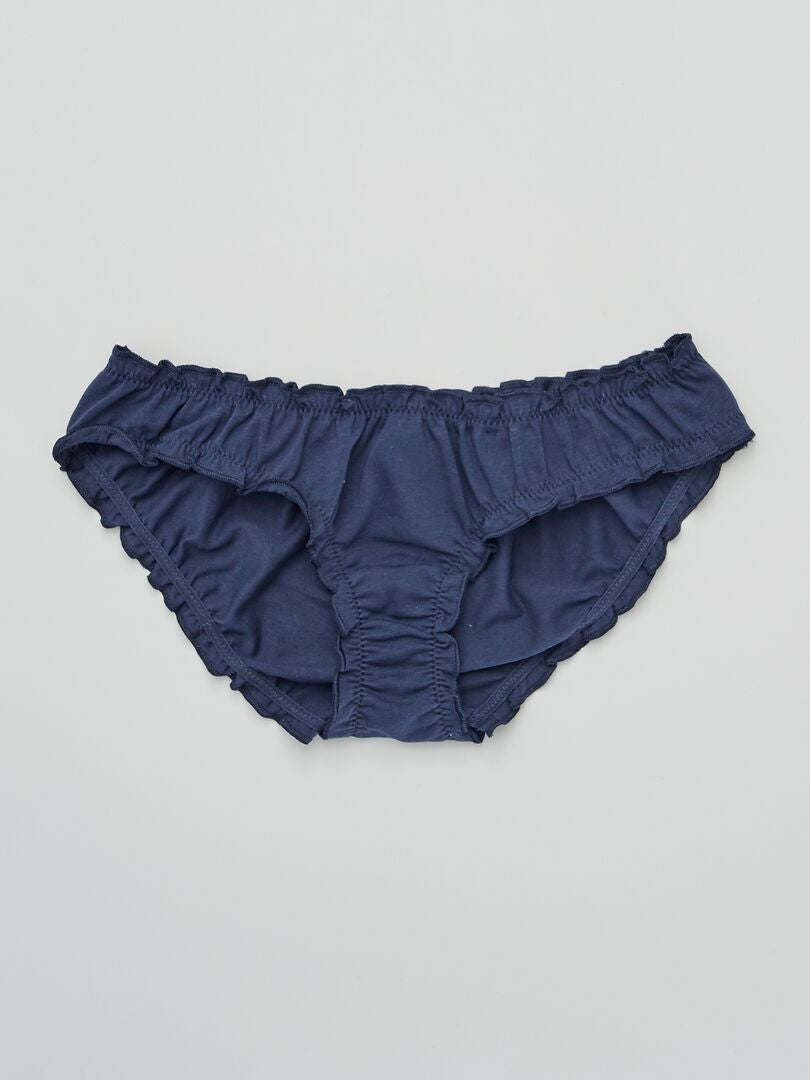 Lot de 2 culotte imprimées Blanc - Kiabi