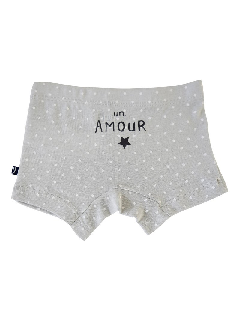 LOT DE 2 CULOTTES 12/24 MOIS ARSENE Gris Jaune - Kiabi