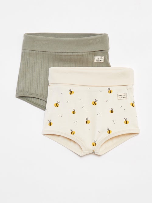 Lot de 2 culottes à enfiler - cradle to cradle - Kiabi