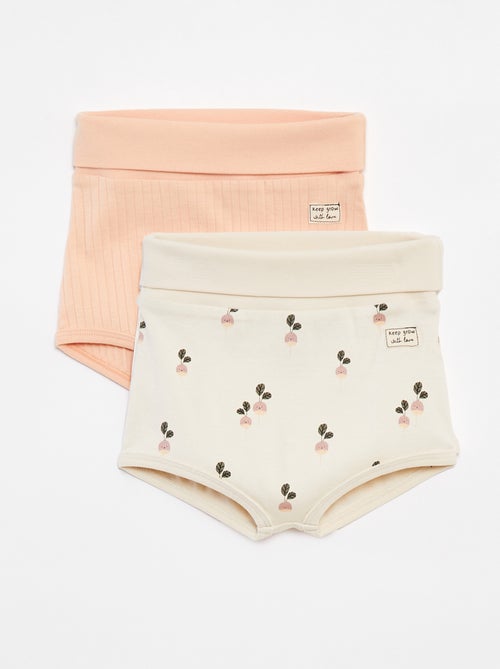 Lot de 2 culottes à enfiler - cradle to cradle - Kiabi