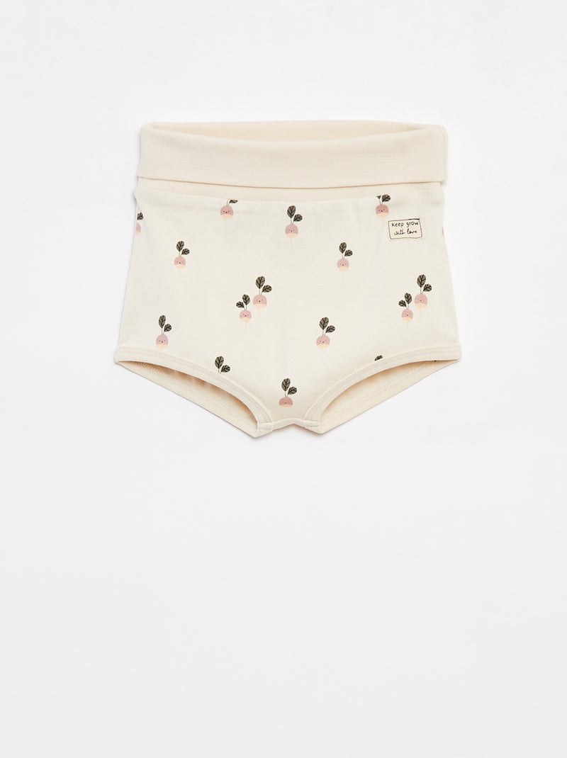 Lot de 2 culottes à enfiler - cradle to cradle Orange - Kiabi