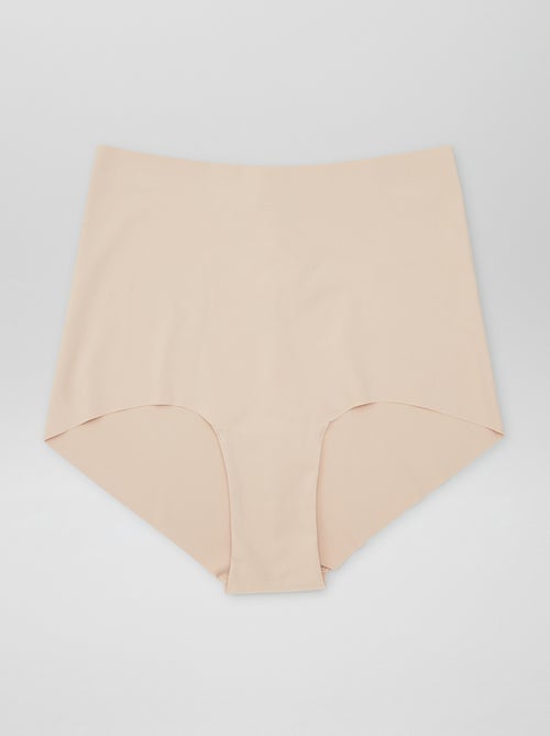 Lot de 2 culottes à taille haute invisible - Kiabi