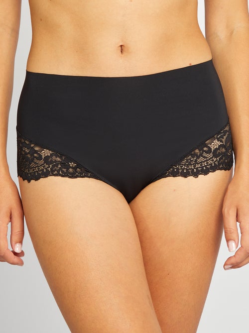 Lot de 2 culottes à taille haute - Kiabi