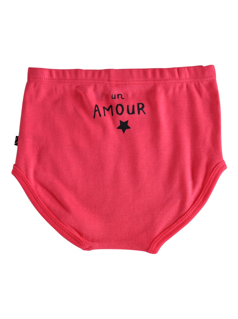 Lot de 2 culottes Aicha Sucre d'Orge Rose - Kiabi
