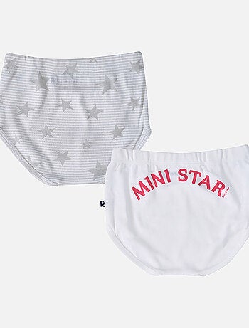 LOT DE 2 CULOTTES BEBE ENERSTINA