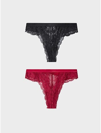 Lot de 2 culottes brésiliennes