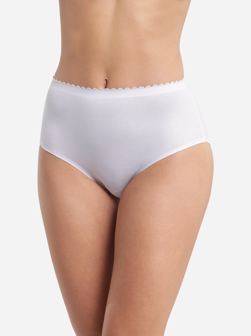 Lot de 2 Culottes coton Body Touch Easy Gris - Kiabi