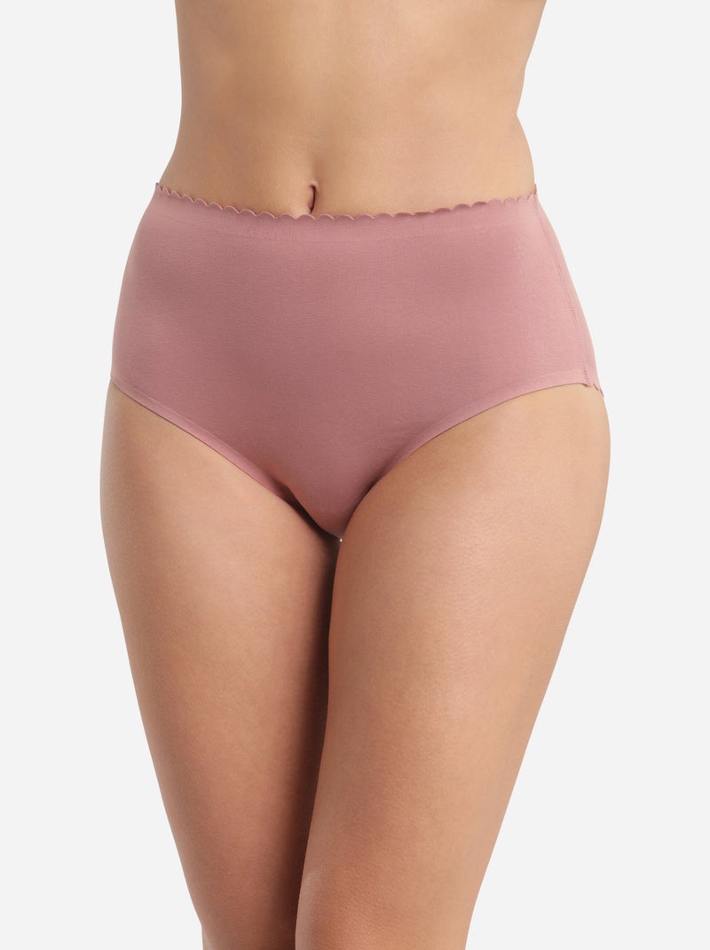 Lot de 2 Culottes coton Body Touch Easy Rose - Kiabi