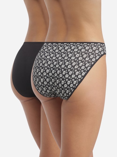 Lot de 2 culottes Coton Stretch - Kiabi