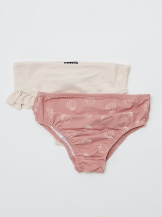 Lot de 2 culottes de bain