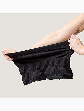 Lot de 2 culottes de grossesse et hospitalières Noir sans couture