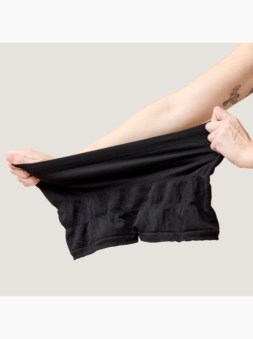 Lot de 2 culottes de grossesse et hospitalières Noir sans couture - Kiabi