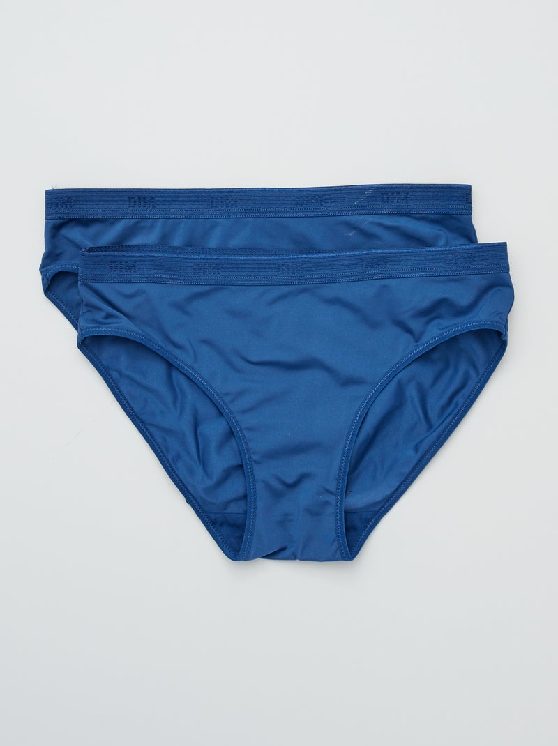 Lot de 2 culottes 'DIM' bleu marine - Kiabi