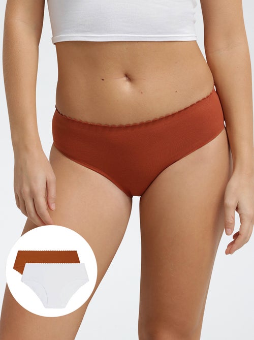 Lot de 2 culottes 'Dim' 'Body touch' - Kiabi