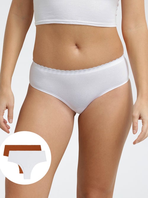 Lot de 2 culottes 'Dim' 'Body touch' - Kiabi