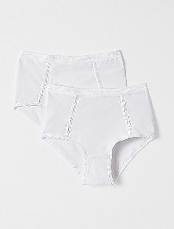 Lot de 2 culottes effet ventre plat - Damart
