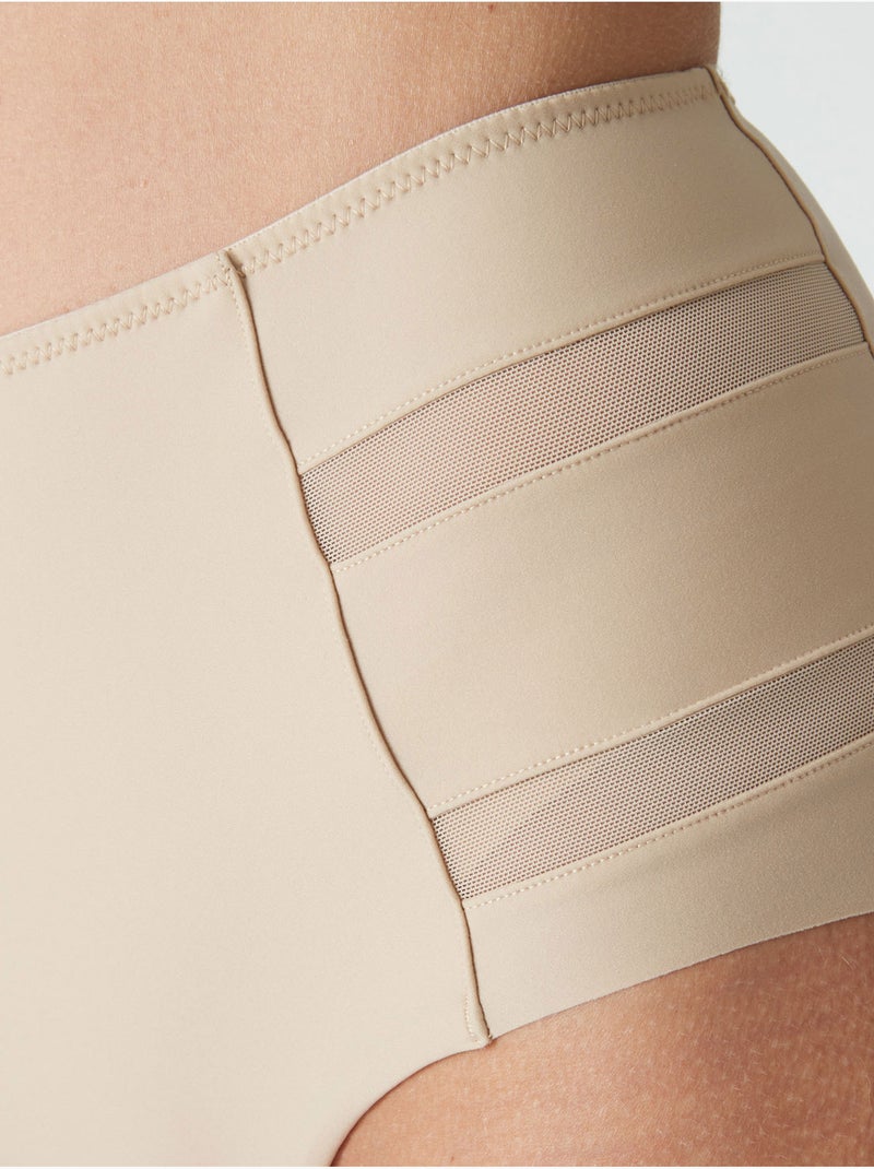 Lot de 2 culottes effet ventre plat - DAXON Beige - Kiabi