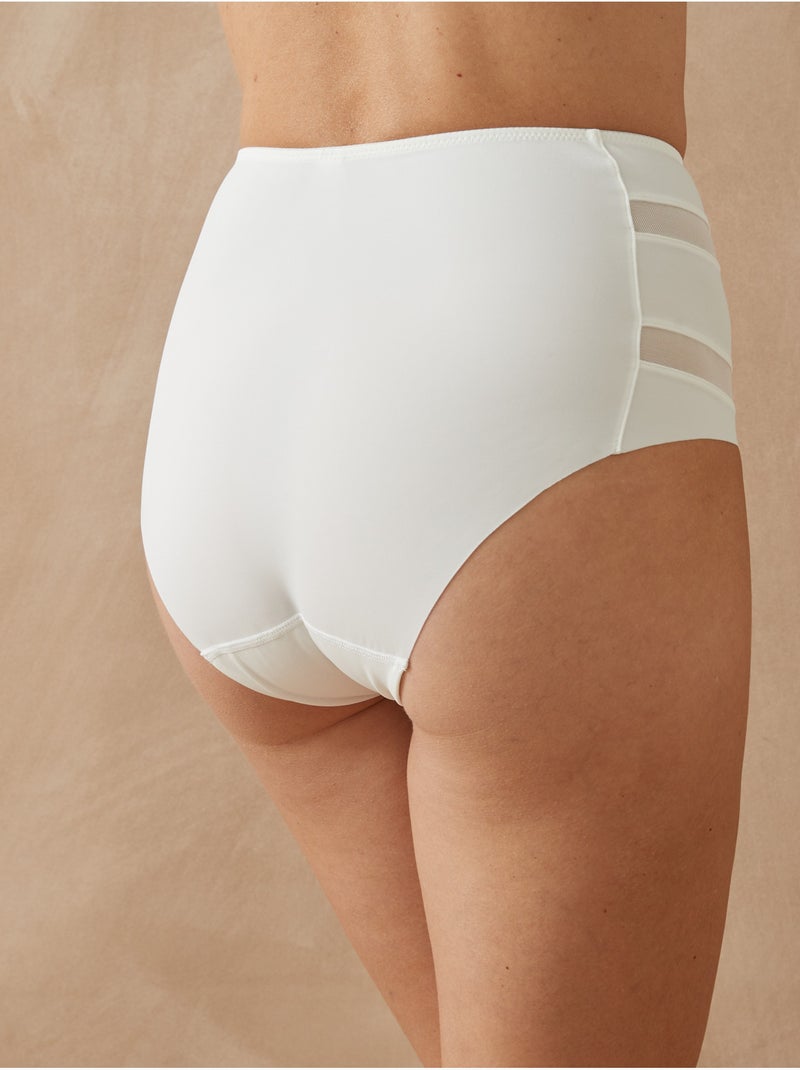 Lot de 2 culottes effet ventre plat - DAXON Blanc Blanc - Kiabi