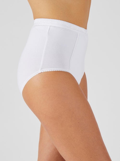 Lot de 2 culottes effet ventre plat Perfect Fit by Damart - Damart - Kiabi