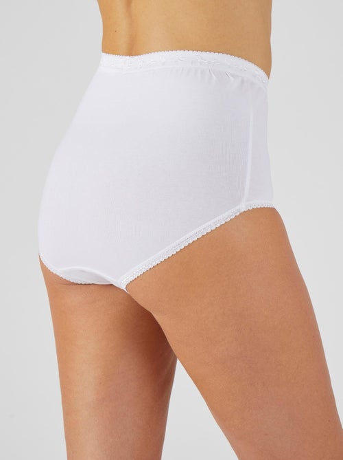 Lot de 2 culottes effet ventre plat Perfect Fit by Damart - Damart - Kiabi