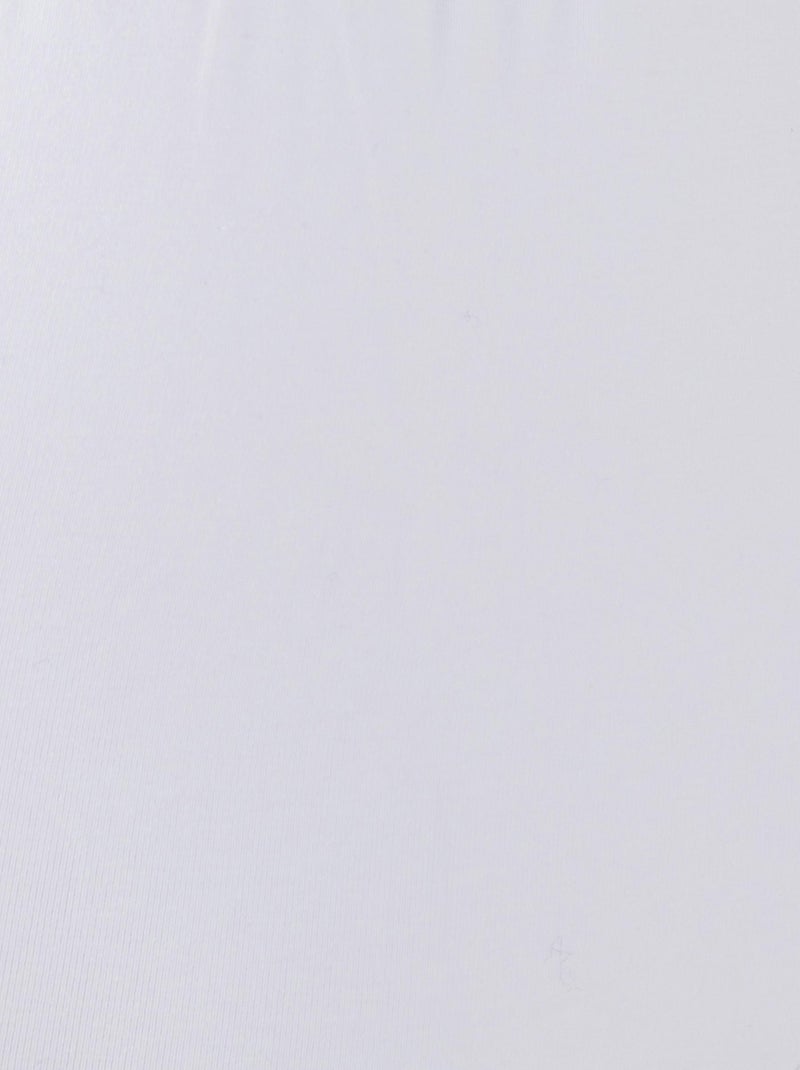 Lot de 2 culottes effet ventre plat Perfect Fit by Damart - Damart Blanc - Kiabi