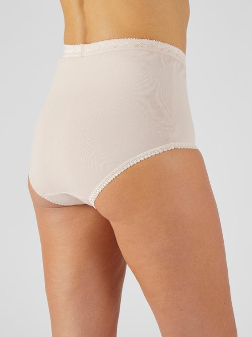 Lot de 2 culottes effet ventre plat Perfect Fit by Damart - Damart - Kiabi