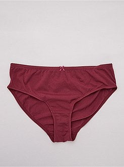 Lot de 2 culottes en coton - Kiabi