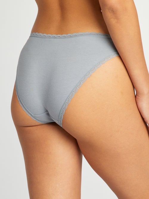 Lot de 2 culottes en coton - Kiabi