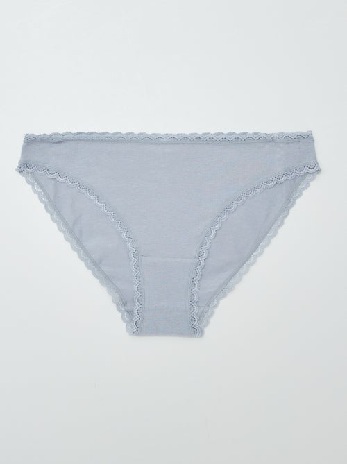 Lot de 2 culottes en coton - Kiabi