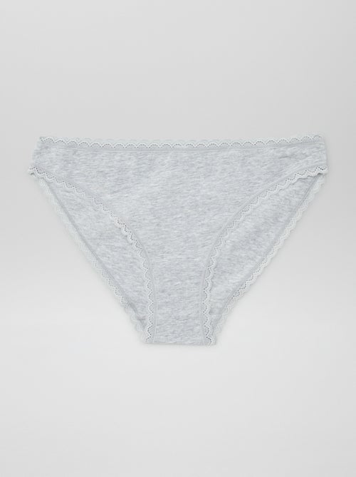 Lot de 2 culottes en coton - Kiabi