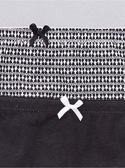 Lot de 2 culottes en coton - Kiabi