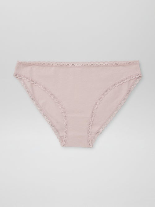 Lot de 2 culottes en coton - Kiabi