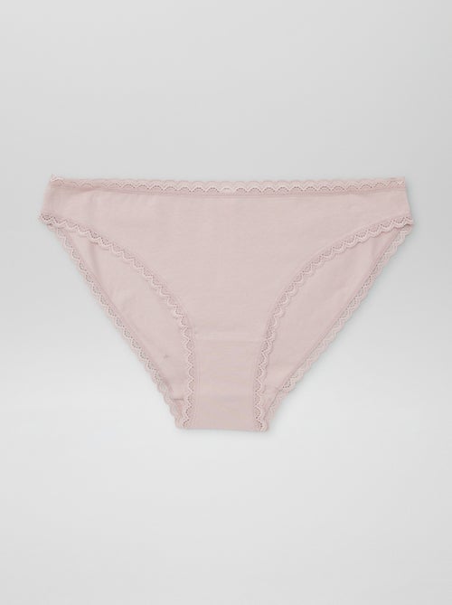 Lot de 2 culottes en coton - Kiabi