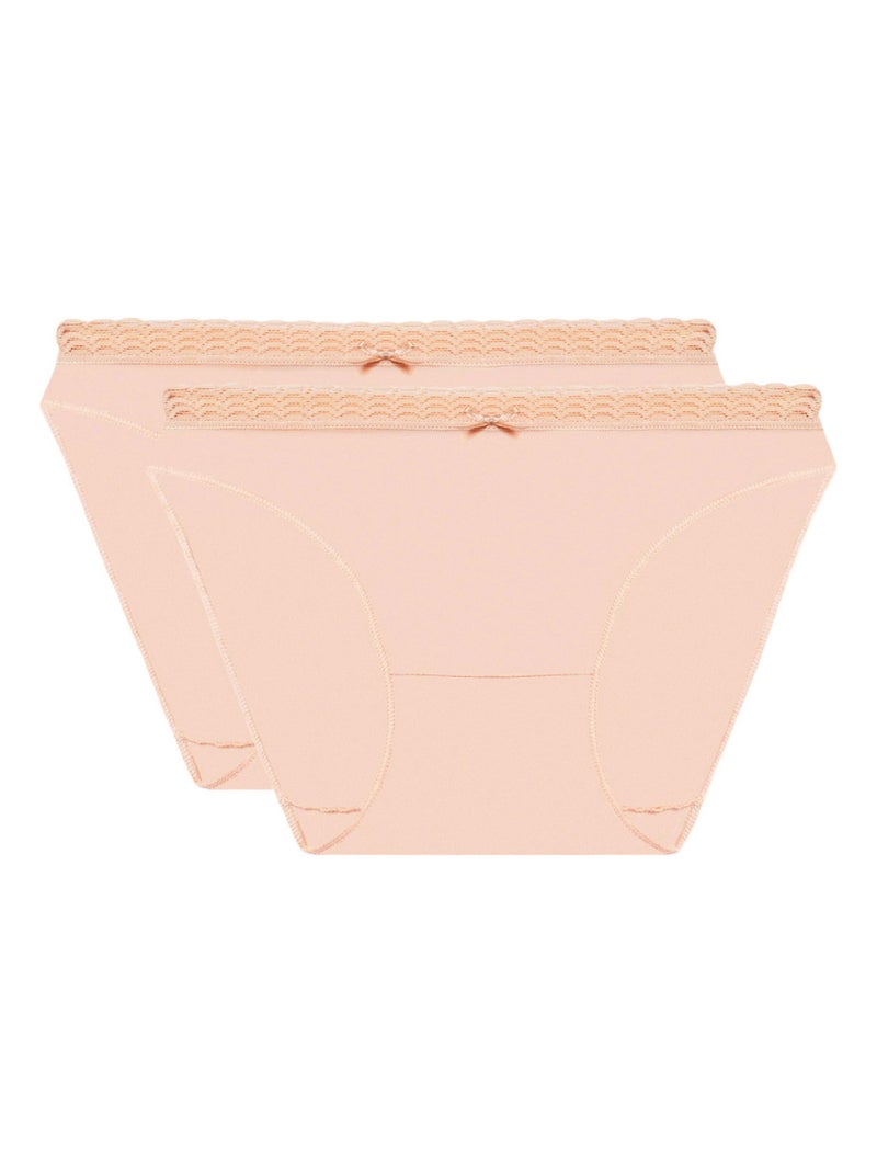 Lot de 2 culottes Fashion Beige - Kiabi